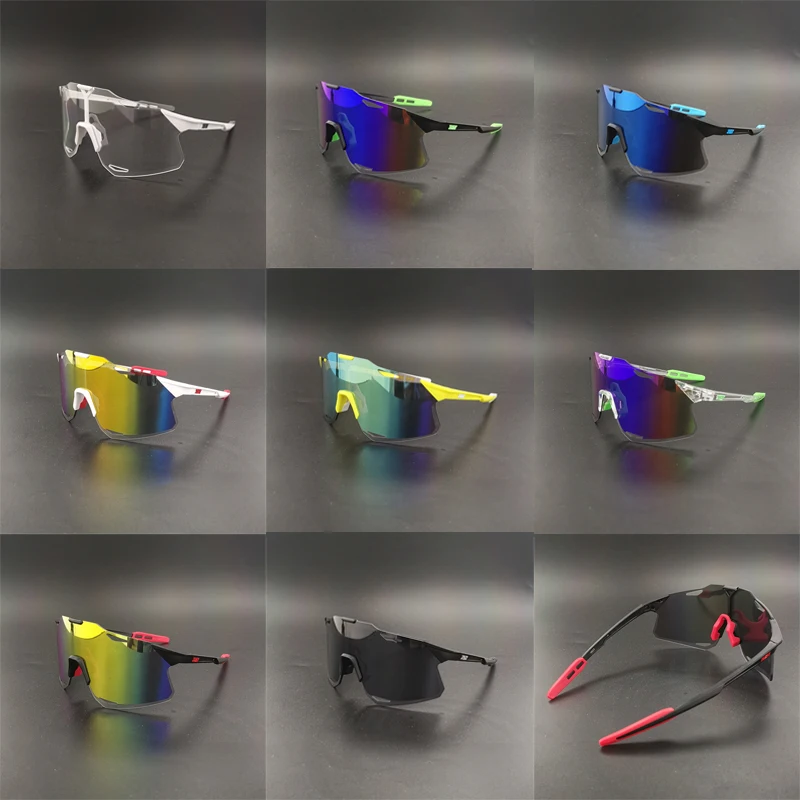 2023 UV400 الدراجات النظارات الرجال النساء رياضة الجري الصيد نظارات MTB الدراجة الطريق النظارات الشمسية الذكور دراجات نظارات بدون إطار العدسات