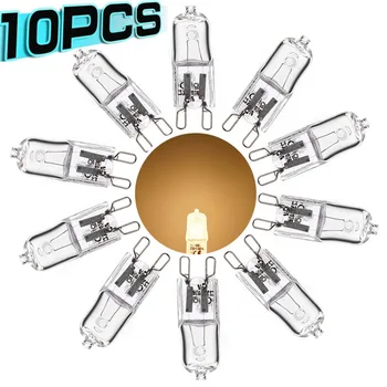 10/2PCS هالوجين مصباح الخرز 220-230V 40W الإضاءة في الأماكن المغلقة لمبة G9 درجة حرارة عالية إدخال الخرز كريستال LED لمبة الهالوجين ضوء