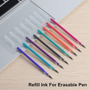 16PCS/الكثير هلام القلم عبوة بلاستيكية قابلة للمسح الأقلام عبوة التحكم في درجة الحرارة محو عبوة الطالب كتابة 0.5 قابل للمسح هلام حبر القلم