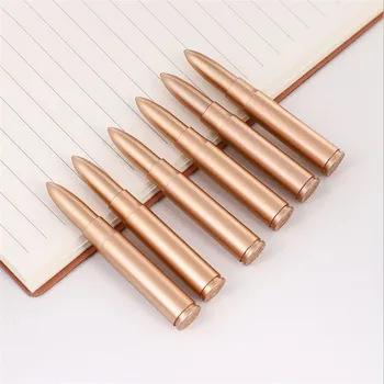 3/5/10PCS الإبداعية الرجعية على شكل رصاصة قلم محاكاة سلاح القلم تعزيز هدية صغيرة القرطاسية واللوازم المدرسية ، 