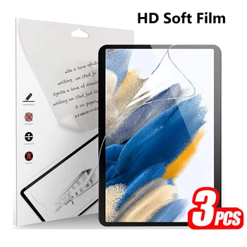 3Packs لينة الحيوانات الأليفة PE Screen Protector For Samsung galaxy Tab A8 10.5 2021 SM-X200 SM-X205 فيلم واقية على علامة التبويب A8 10.5