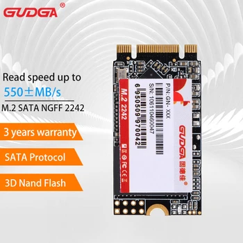 GUDGA SSD 2242 M2 NGFF SATA SSD 1TB 128GB SSD 512GB m2 ssd 2242 الداخلية محرك القرص الصلب hdd القرص الصلب لأجهزة الكمبيوتر المحمول Notebook