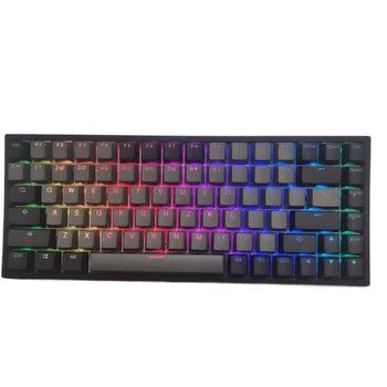 RGB الساخنة مبادلة السلكية Keycool 84 لوحة المفاتيح الميكانيكية لعبة لوحات المفاتيح Mini84