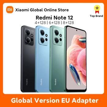 Xiaomi Redmi Note 12 العالمي الإصدار 120Hz شاشات AMOLED 33W شحن سريع أنف العجل® 685 50MP الكاميرا
