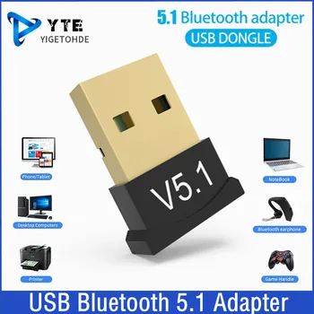 YIGETOHDE الجديد V5.1 USB اللاسلكية بلوتوث 5.1 محول بلوتوث Aux بلوتوث Transmitte استقبال الموسيقى Adaptador للكمبيوتر المحمول