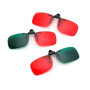 الأطفال الصحيح الحول Achromatism الانصهار رؤية مقطع وظيفة التدريب 3D الحول ستيريو الأحمر نظارات خضراء مقطع Y10