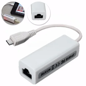 الجديد USB الصغير 2.0 5P إلى RJ45 شبكات Lan كابل إيثرنت محول محول الكمبيوتر اللوحي EM88