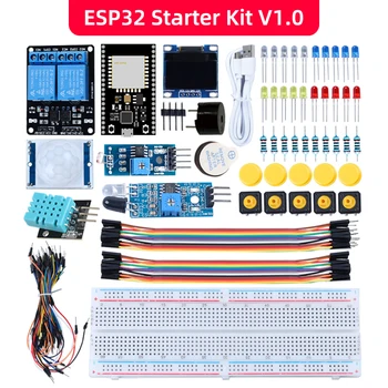 المهنية ESP32 أتمتة عدة ل Arduino البرمجة كاتب DIY عدة إلكتروني مع ESP32 مجلس التنمية مجموعات كاملة