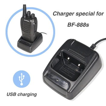 باوفنغ USB محول شاحن لاسلكي ووكي توكي BF-888s USB تهمة رصيف باوفنغ 888 باوفنغ 888s الملحقات