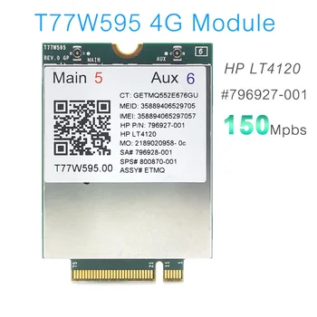 تستخدم LT4120 أنف العجل X5 LTE T77W595 4G WWAN M2 وحدة HP Probook/EliteBook 840 820 850 745 G3 640 650 645 G2