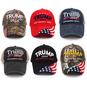 دونالد ترامب 2024 ماغا قبعة البيسبول التمويه الولايات المتحدة الأمريكية و جعل إبقاء أمريكا عظيمة مرة أخرى Snapback الرئيس قبعة
