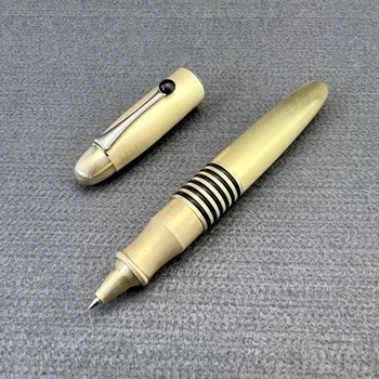 عالية الجودة الفاخرة المعدنية توقيع القلم فريدة من نوعها تصميم معدني هلام القلم 0.6 mm , هدية عيد ميلاد ، جيب القلم