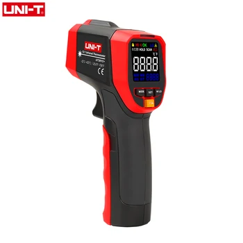 وحدة عدم الاتصال ليزر الأشعة تحت الحمراء ميزان الحرارة عالية الدقة شاشة ملونة الصناعية قياس درجة الحرارة UT301A+ UT301C+ الأشعة تحت الحمراء بندقية